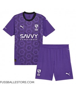 Günstige Al-Hilal 3rd trikot Kinder 2024-25 Kurzarm (+ Kurze Hosen)